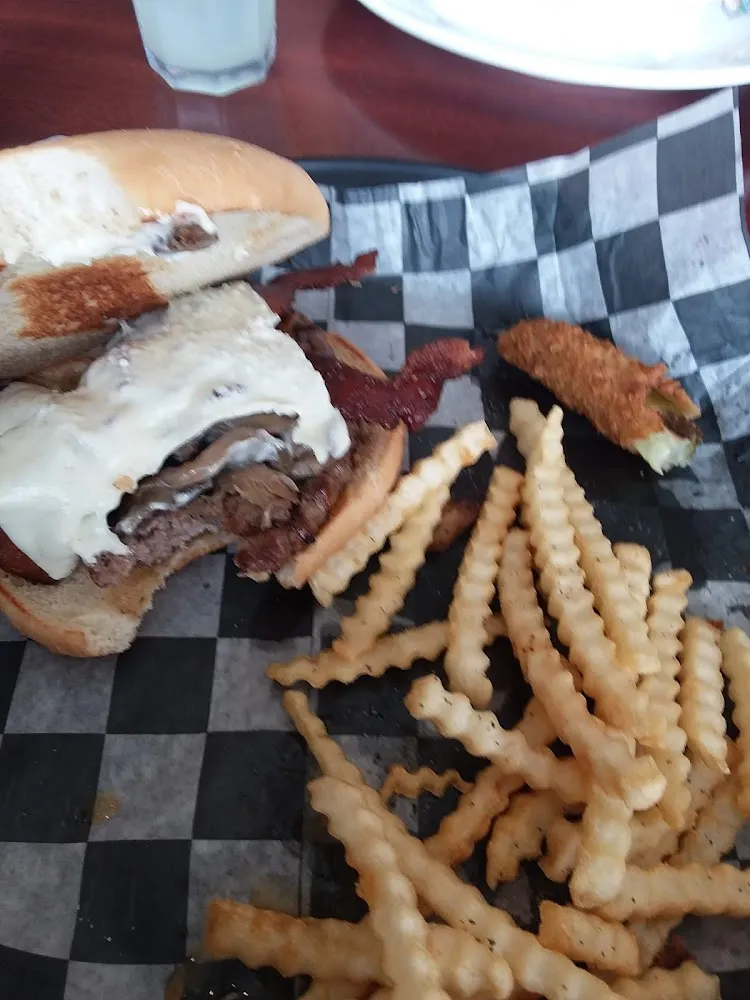 Bacon Mushroom Swiss Burger